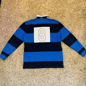 Tommy Hilfiger Men’s #8 H Block Logo Rugby